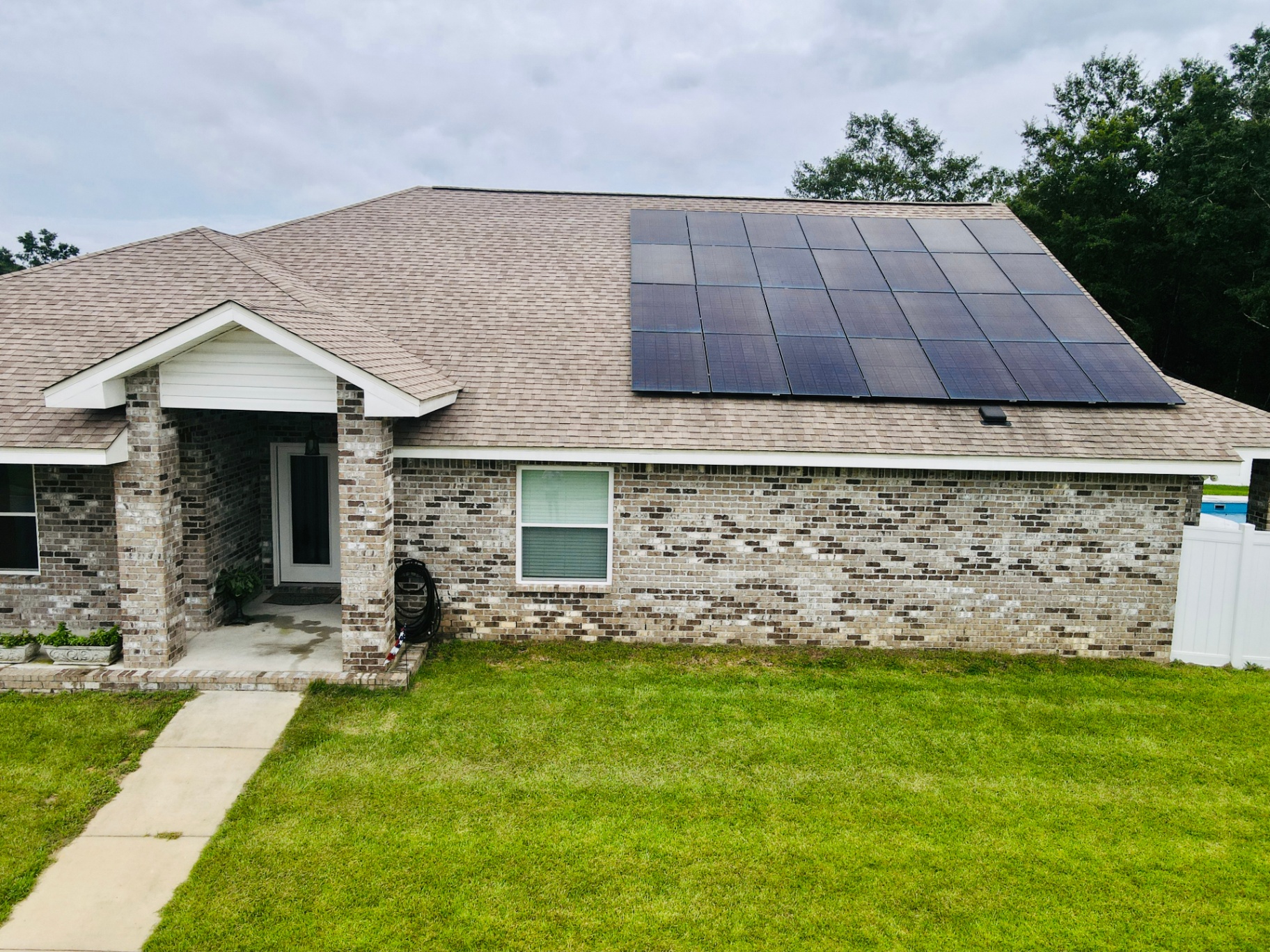 Brick Ranch Install solar install by NRG Solar Solutions