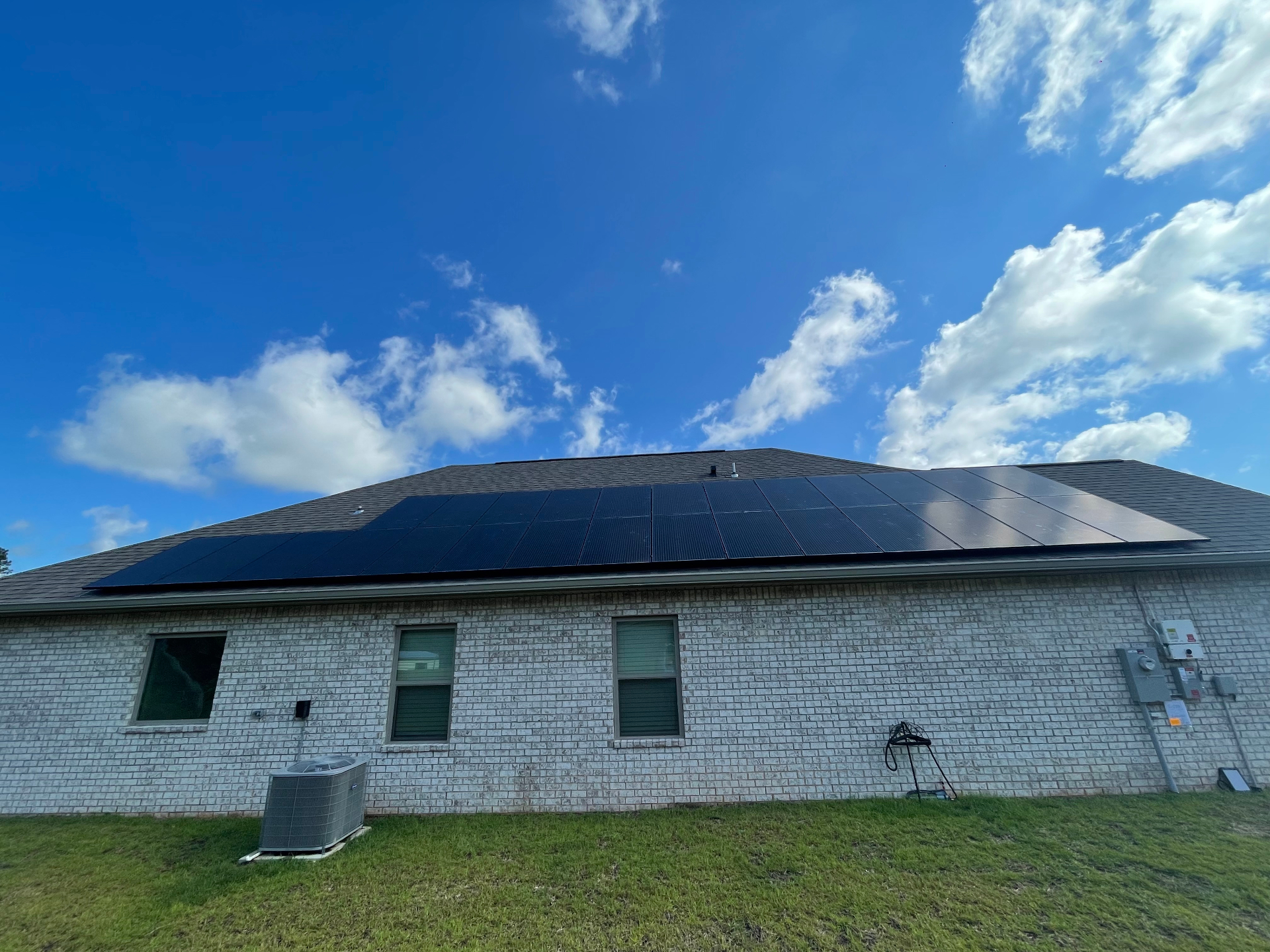 Rear Roof Array solar install by NRG Solar Solutions