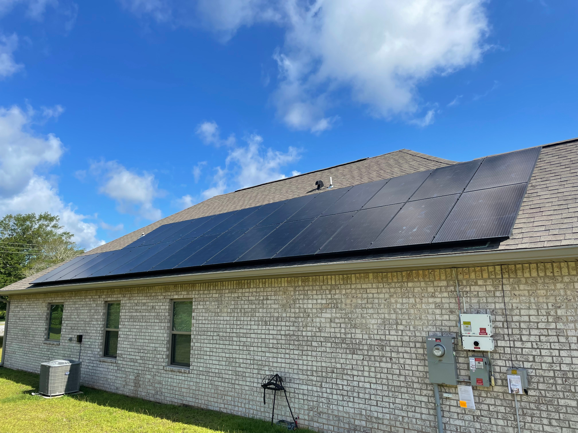 Brick Home solar install by NRG Solar Solutions