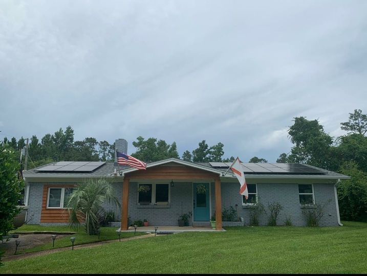 Gulf Coast Home solar install by NRG Solar Solutions